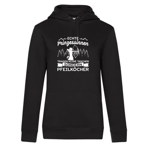 Echte Prinzessinnen tragen Pfeilköcher Hoodie