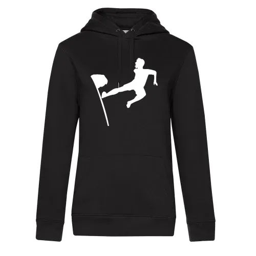 Eckfahnensprung Frauen Hoodie