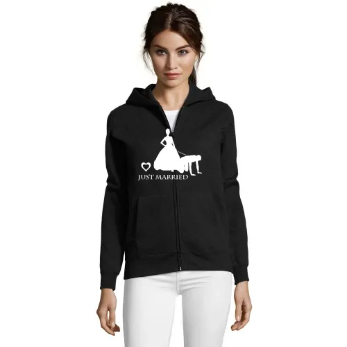Ehemann von Frau an Leine Frauen Hoodie