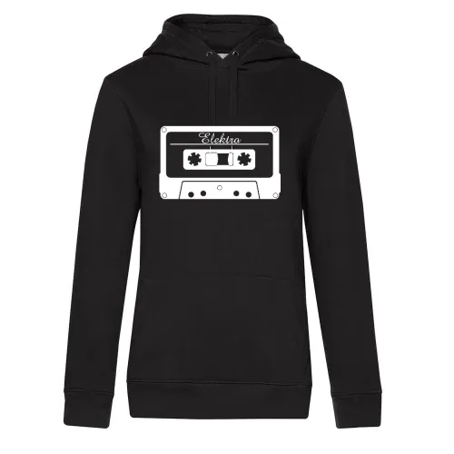 Elektromusik Kassette Frauen Hoodie