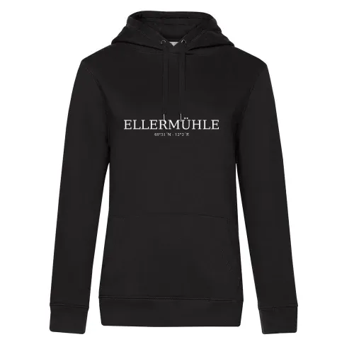 Ellermühle Koordinaten Hoodie Frauen Queen Hooded