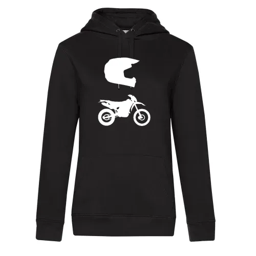 Enduro Cross und Helm Hoodie