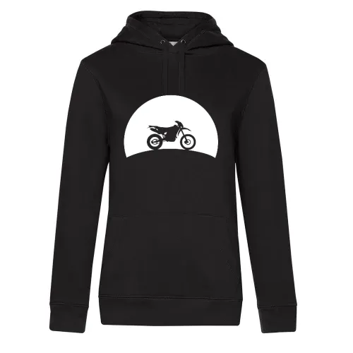 Enduro im Sonnenuntergang Hoodie