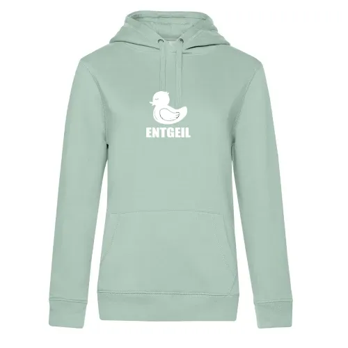 Ente Entgeil Motiv Entchen Gummiente Quitscheente Frauen Hoodie