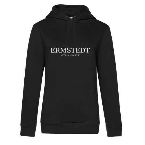 Ermstedt Koordinaten Frauen Hoodie Ermstedt Koordinaten Hoodie