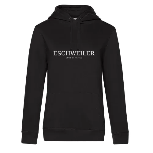 Eschweiler Koordinaten Hoodie Frauen Queen Hooded