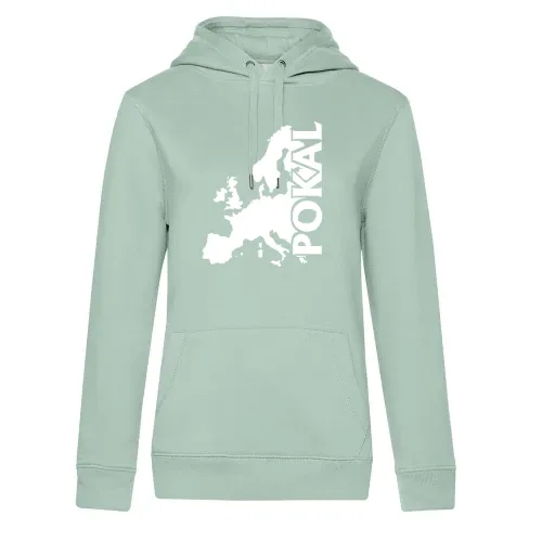 Europapokal Karte Frauen Hoodie