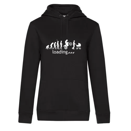 Evolution Enduro mit Kinderwagen loading Hoodie