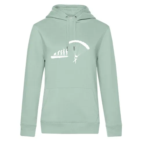 Evolution Fallschirmspringer Frauen Hoodie