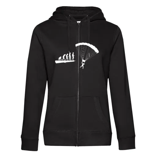Evolution Fallschirmspringer Frauen Hoodie