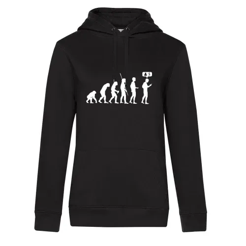 Evolution Follower Hoodie Frauen Queen Hooded