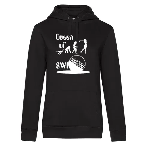 Evolution Frauen Golf Queen of Swing Hoodie Frauen Queen Hooded