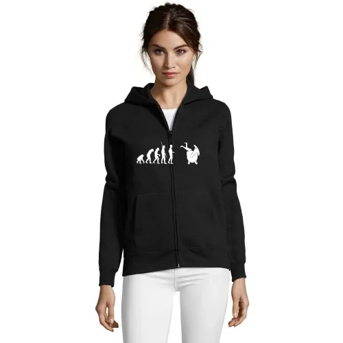 Evolution große Mülltonne  Frauen Hoodie