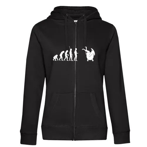Evolution große Mülltonne  Frauen Hoodie