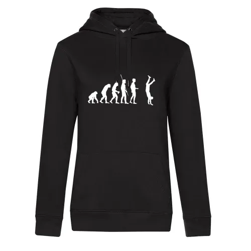 Evolution Handstand Frauen Hoodie
