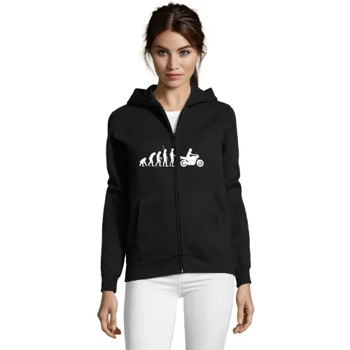 Evolution Motorrad Naked Bike Frauen Hoodie
