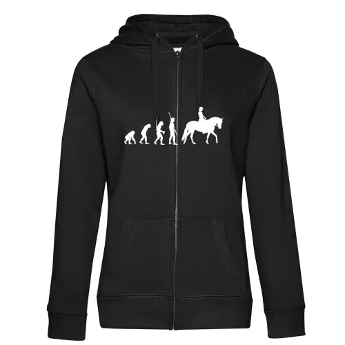 Evolution Pferd Frau Frauen Hoodie
