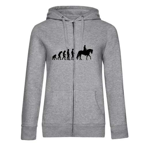 Evolution Pferd Frauen Hoodie