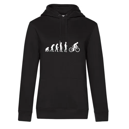 Evolution Rennrad Wiegetritt Frauen Hoodie