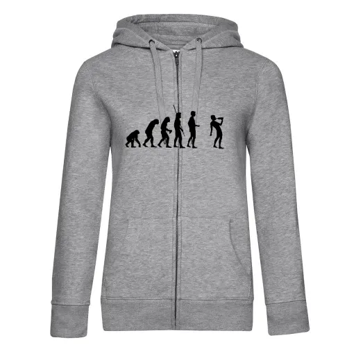Evolution Saufen 4.0 Hoodie Frauen Queen Zipped