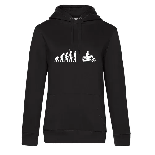 Evolution Simson Moped Frauen Hoodie