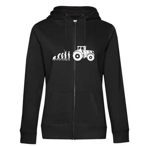 Evolution Traktor Frauen Hoodie