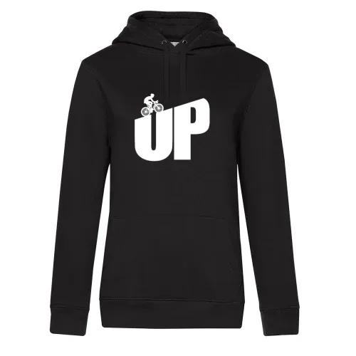 Fahrrad Bergetappe - UP Hoodie Frauen Queen Hooded