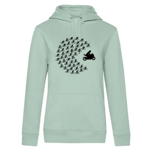 Fahrrad frisst Biker Hoodie