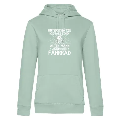 Fahrrad Radfahrer Bike Rentner Alter Mann Spruch Hoodie