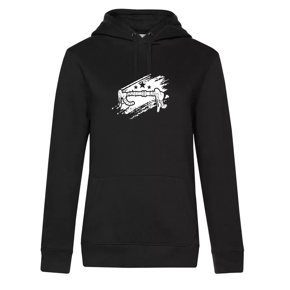  Frauen Hoodie mit Aufdruck 'Fahrradlenker Vintage Rennrad Radfahrer'