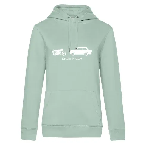 Fahrzeuge Made in DDR Frauen Hoodie