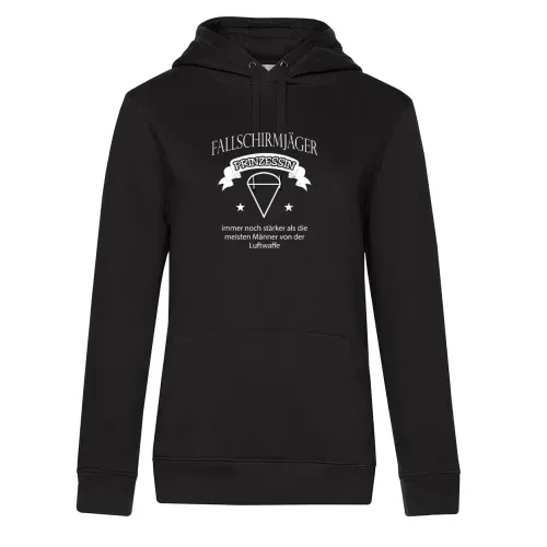 Fallschirmjäger Prinzessinnen Spruch Falli Frauen Hoodie Fallschirmjäger Prinzessinnen Spruch Falli Hoodie