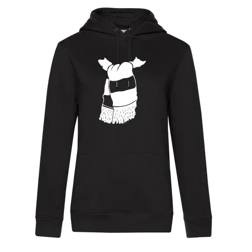 Fanschal in Farbe deines Vereins Hoodie Frauen Queen Hooded
