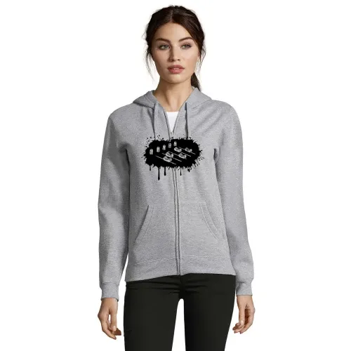 Farbklecks Mischpult Frauen Hoodie