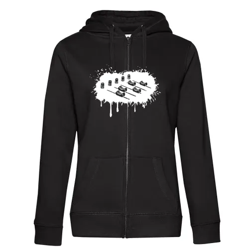 Farbklecks Mischpult Frauen Hoodie