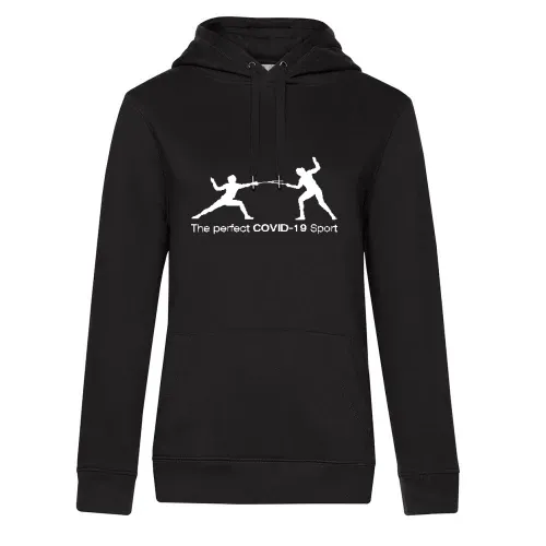 Fechten COVID-19 Sport Frauen Hoodie