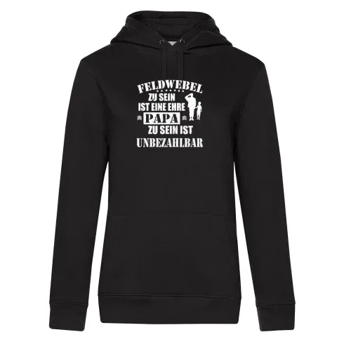 Feldwebel Papa Bundeswehr Unteroffizier Vater BW Hoodie