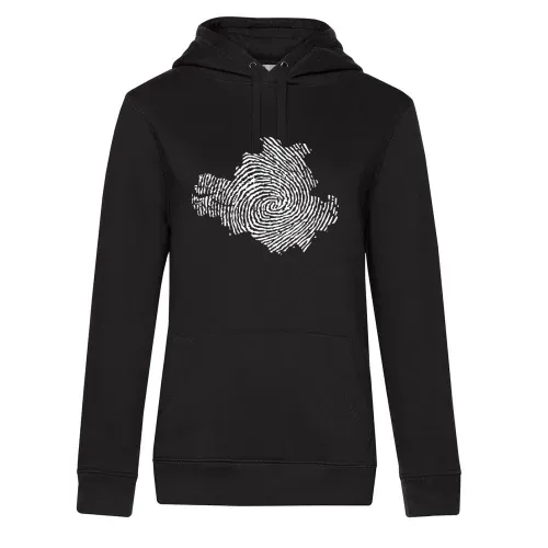 Fingerabdruck Dresden Frauen Hoodie