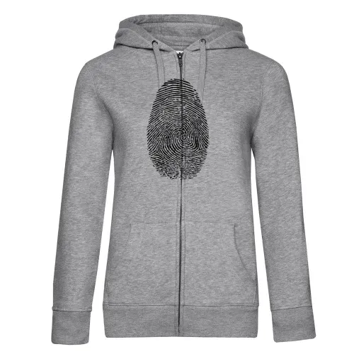 Fingerabdruck Frauen Hoodie