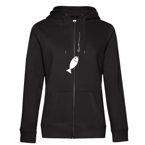 Fisch an der Angeln Frauen Hoodie