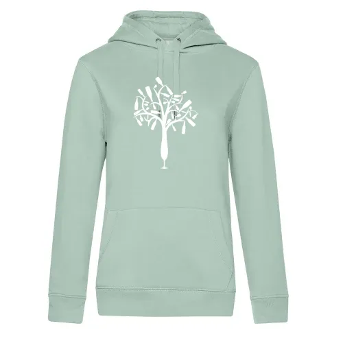 Flaschenbaum aus Sektglas Frauen Hoodie