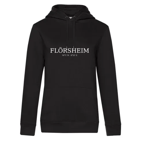 Flörsheim Koordinaten Frauen Hoodie Flörsheim Koordinaten Hoodie
