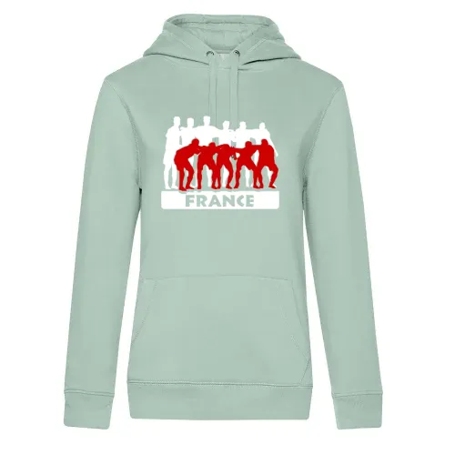 Frankreich France Team Hoodie Frauen Queen Hooded