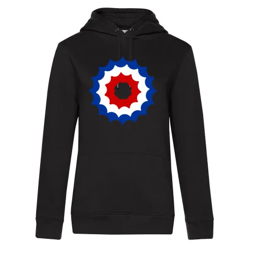 Frankreich Ritzel Hoodie Frauen Queen Hooded