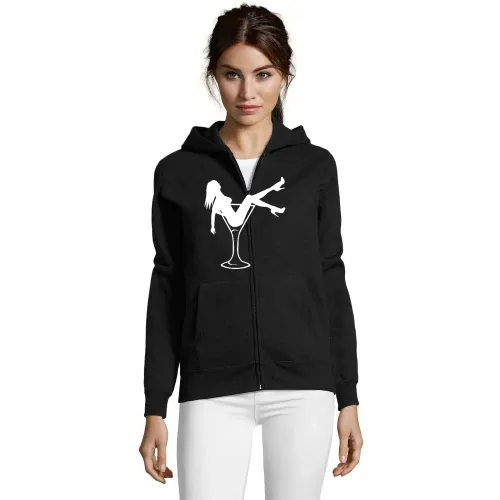 Frau im Glas Frauen Hoodie