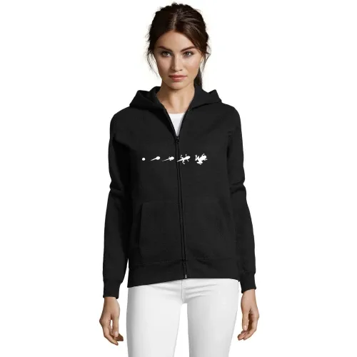 Frosch Evolution Frauen Hoodie