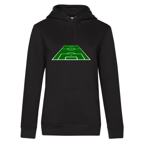 Fussball Spielfeld 3D 2.0 Hoodie