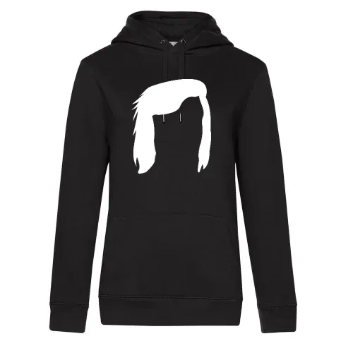 Fußballer Frisur Frauen Hoodie