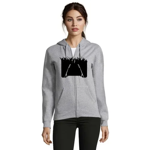 Fußballfans vorm Stadion Frauen Hoodie
