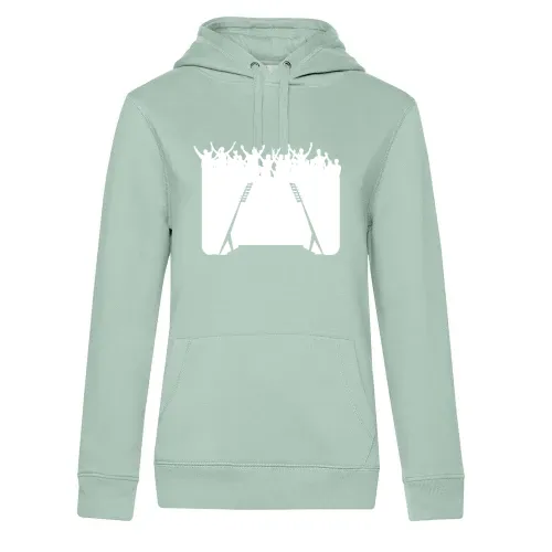 Fußballfans vorm Stadion Frauen Hoodie